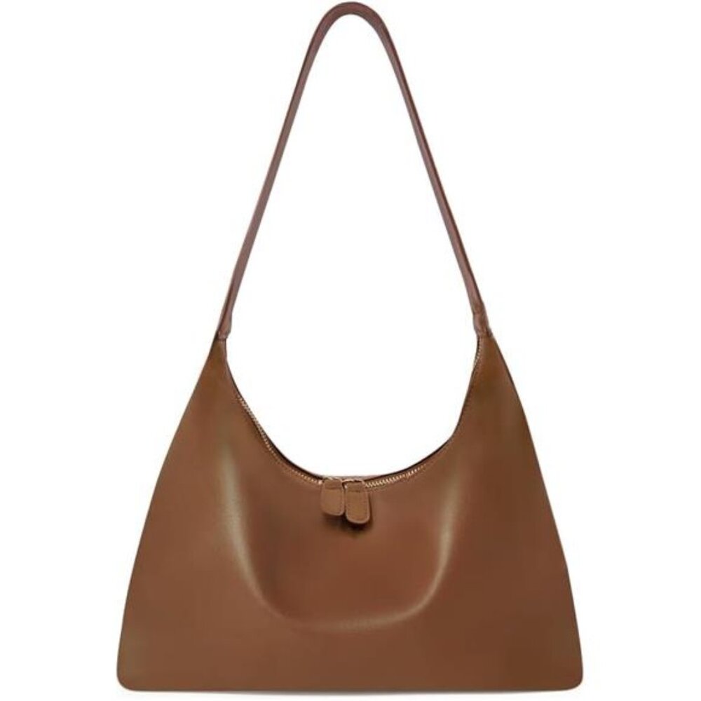Vegan Leather Hobo Bags for Women Camel